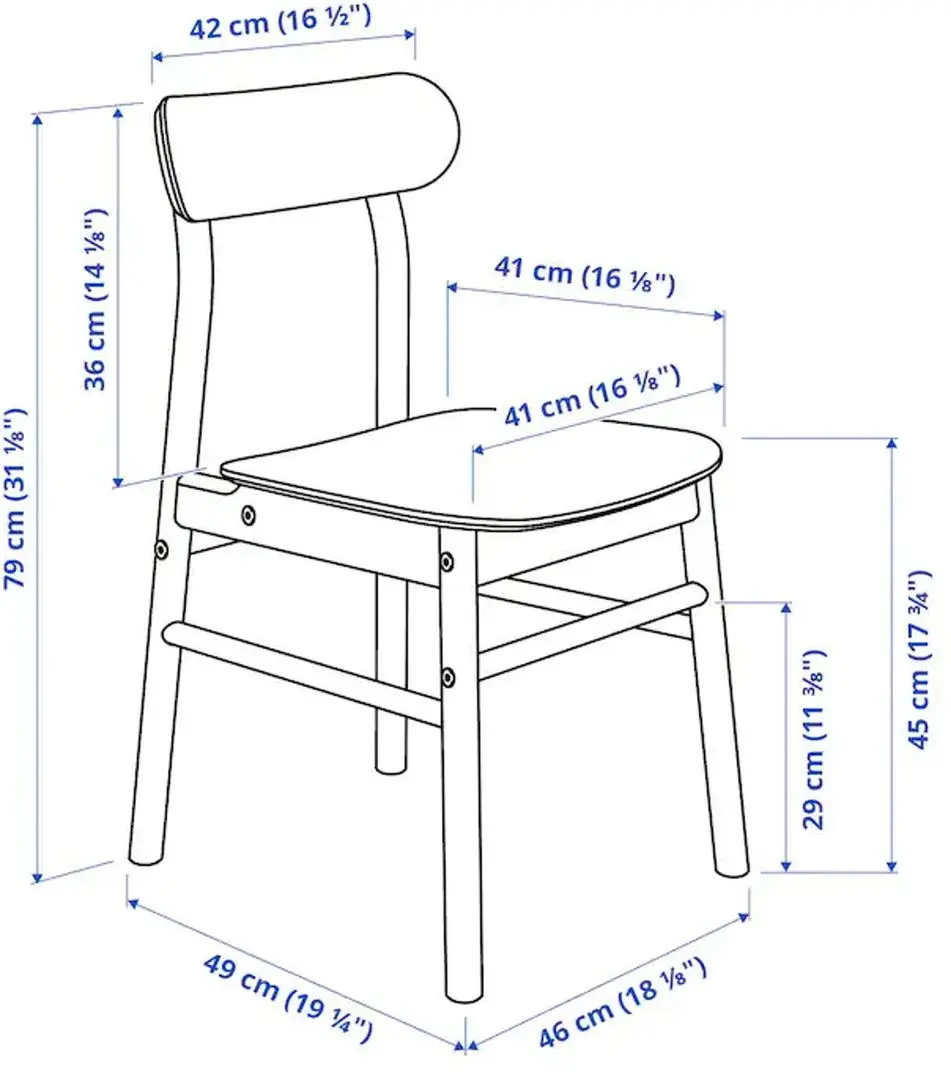 Set masa scaune Ikea Vedbo/Ronninge 160x95 Alb/Mesteacan (1+4)