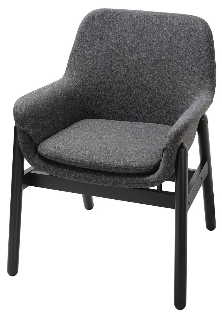 Обеденный набор Ikea Vedbo/Vedbo 160x95 Черный (1+4) - 3