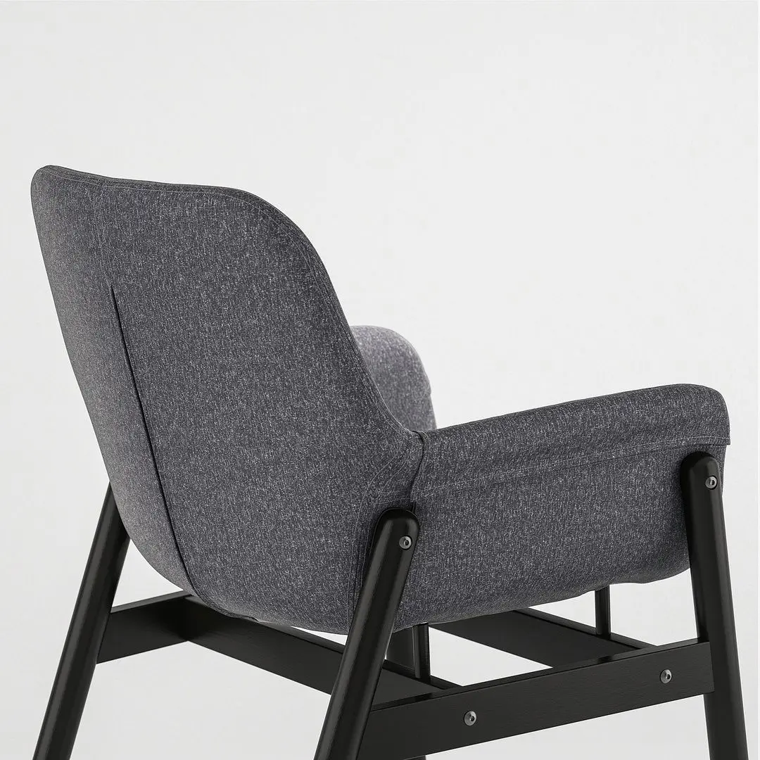 Обеденный набор Ikea Vedbo/Vedbo 240x105 Черный (1+6) - 5