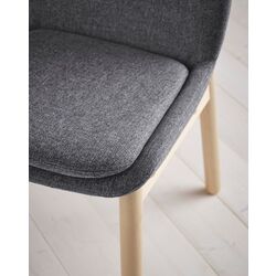 Обеденный набор Ikea Vedbo 160x95см 1+4 (Белый/Береза/Серый средний) Thumb