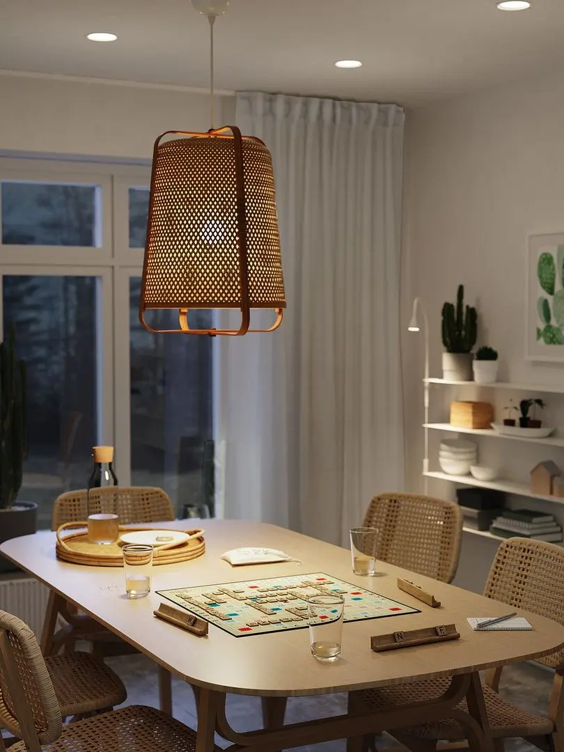 Обеденный набор Ikea Voxlov 180x90см 1+4 (Бамбук)