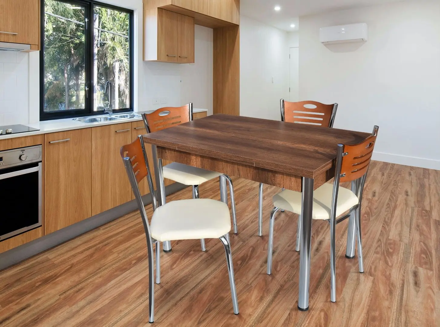 Set de sufragerie Marcel Prod 1300 1+4 (Walnut)