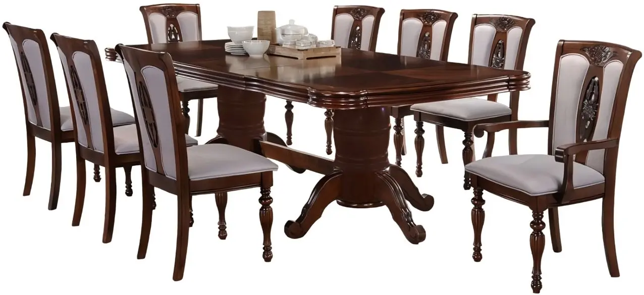 Set de sufragerie Marcel Prod AC3438 1+8 (Walnut)