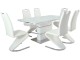 Set de sufragerie Marcel Prod DA1128DA2626 1+6 (White/Silver)