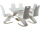 Set de sufragerie Marcel Prod DA1128GDA2626G 1+6 (White/Gold)