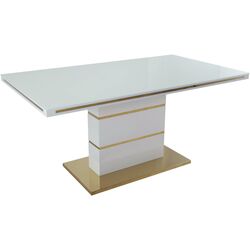 Обеденный набор Marcel Prod DA1128GDA2626G 1+6 (White/Gold) Thumb