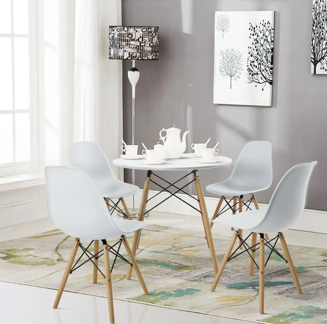 Обеденный набор Marcel Prod DA151WDA232W 1+4 (White/Natural)