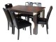 Set de sufragerie Marcel Prod SM138RH6002N 1+6 (Black/Wenge/Birch)