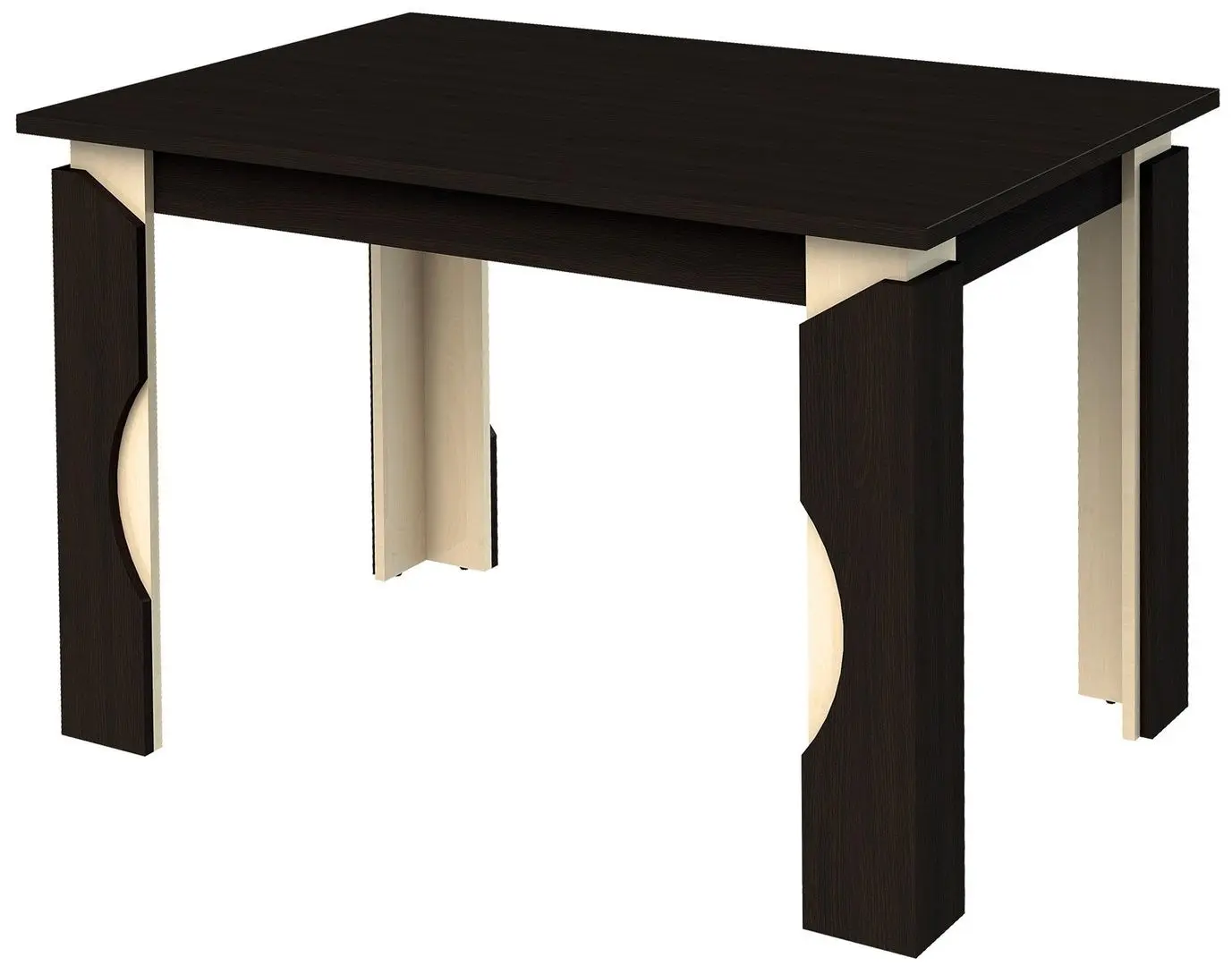 Обеденный набор Marcel Prod SM138RH6012NEGRU 1+6 (Black/Wenge/Birch)