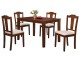 Set masa scaune Marcel Prod DINING10 1+4 (Walnut/Beige)