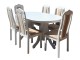 Set masa scaune Marcel Prod DINING7 1+6 (White/Beige)