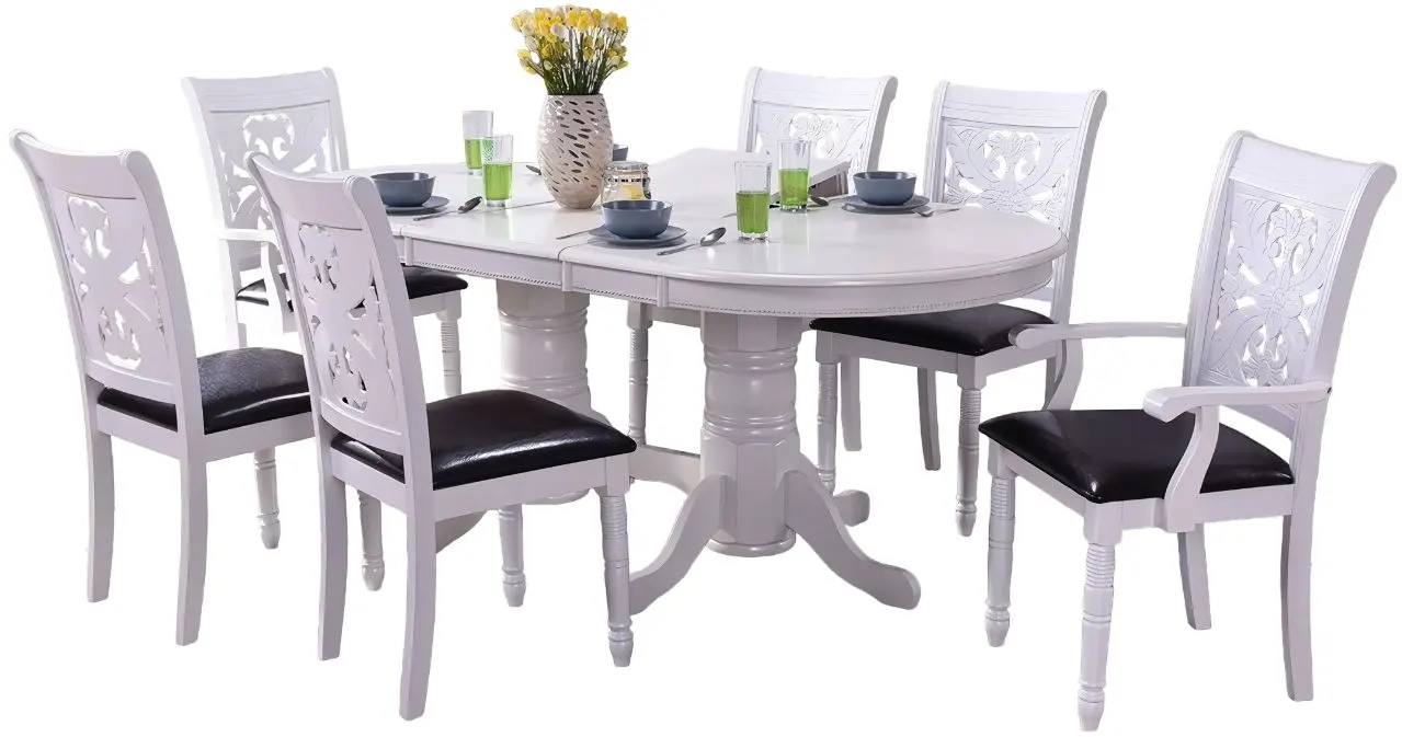 Обеденный набор Marcel Prod 70388043 1+6 (White/Black)