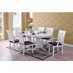 Set de sufragerie Marcel Prod 70388043 1+6 (White/Black)