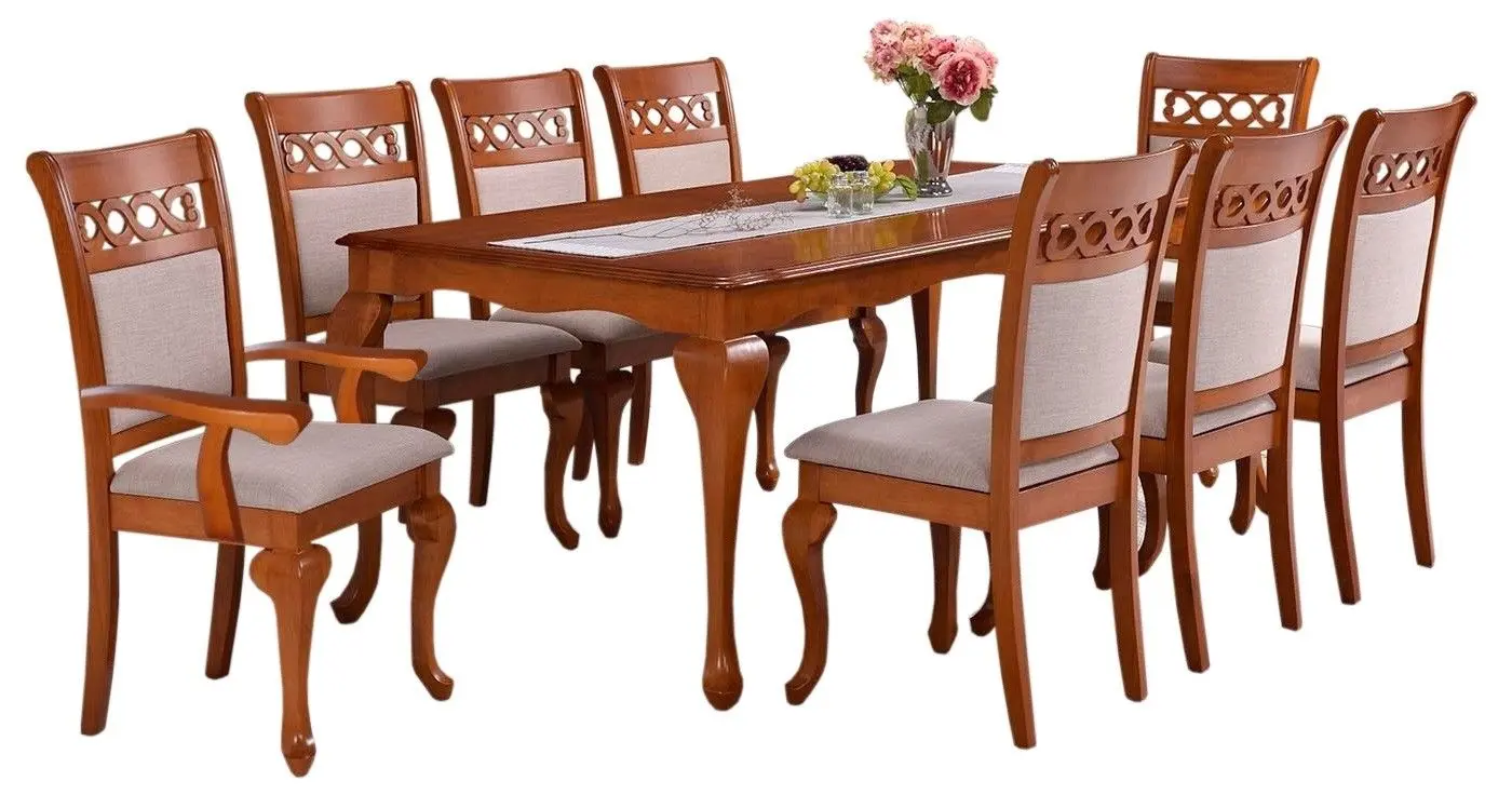 Set masa scaune Marcel Prod 7062T8087C 1+8 (Walnut)