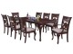 Set masa scaune Marcel Prod 7062TRH9084C 1+8 (Walnut)