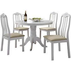 Обеденный набор Marcel Prod RH7066559CWHITE 1+4 (White) Thumb