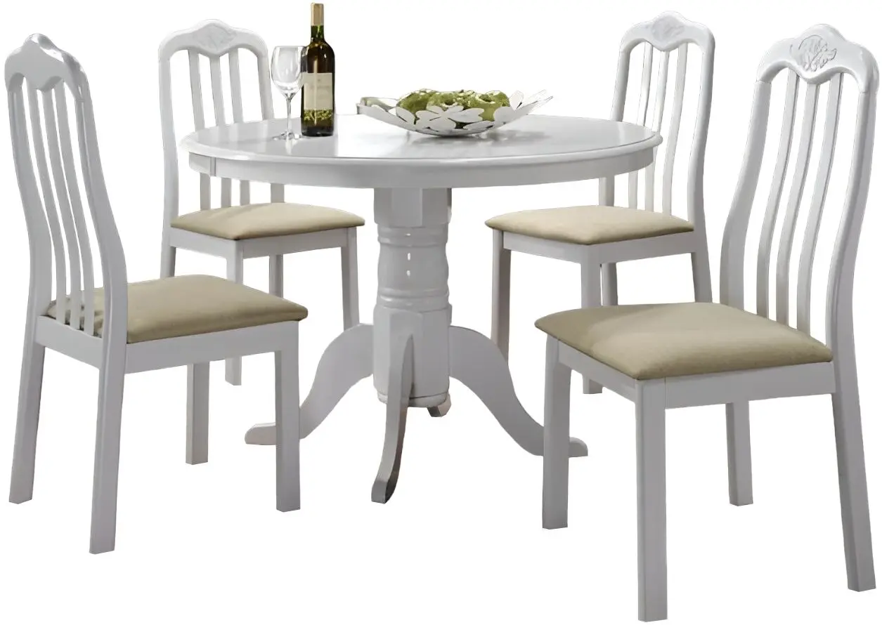 Обеденный набор Marcel Prod RH7066559CWHITE 1+4 (White)