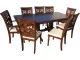 Set de sufragerie Marcel Prod RH7132EXT8016 1+8 (Walnut)