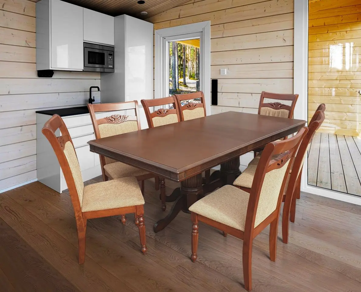 Обеденный набор Marcel Prod 71328RH8064DO 1+8 (Dirty Oak)