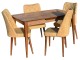 Set de sufragerie Marcel Prod M828 1+4 (Cream/Oak)