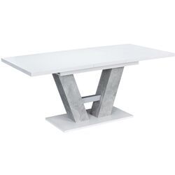 Set de sufragerie Mirjan24 Concrete/Alvaro + 4x Betty/Fiore (White/Concrete) Thumb