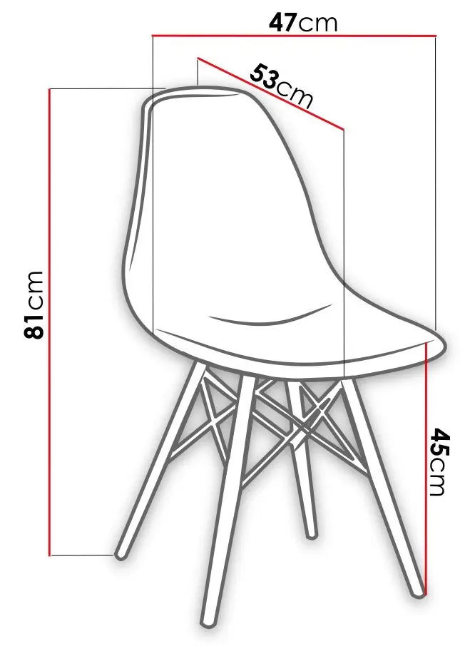 Set de sufragerie Mirjan24 Concrete/Alvaro + 4x Betty/Fiore (White/Concrete) - 2