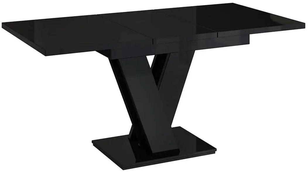 Обеденный набор Mirjan24 Herkulan/Masiv Black Gloss + Signal Chic Velvet Green/Black - 3