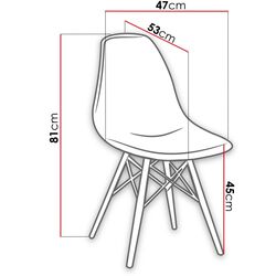 Set de sufragerie Mirjan24 Larry/Fiorino + 4x Betty/Fiore (Black) Thumb