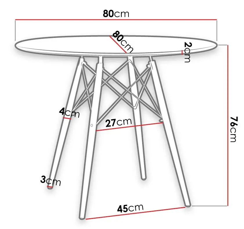 Set de sufragerie Mirjan24 Larry/Fiorino + 4x Betty/Fiore (Black) - 3