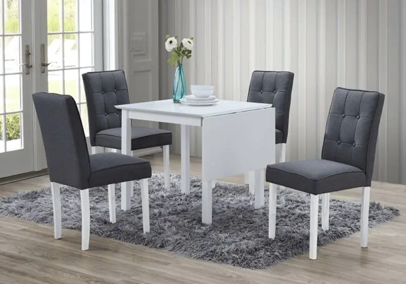 Set de sufragerie Mobhaus Bjork New White/Gray (1+4) - 2