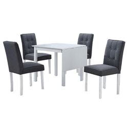 Set de sufragerie Mobhaus Bjork New White/Gray (1+4) Thumb