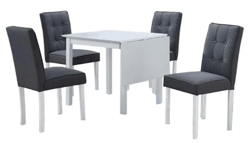 Set de sufragerie Mobhaus Bjork New White/Gray (1+4)