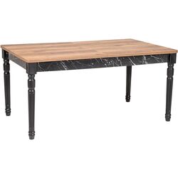 Set de sufragerie ModaLife Cross 1+6 (Brown/Black) Thumb