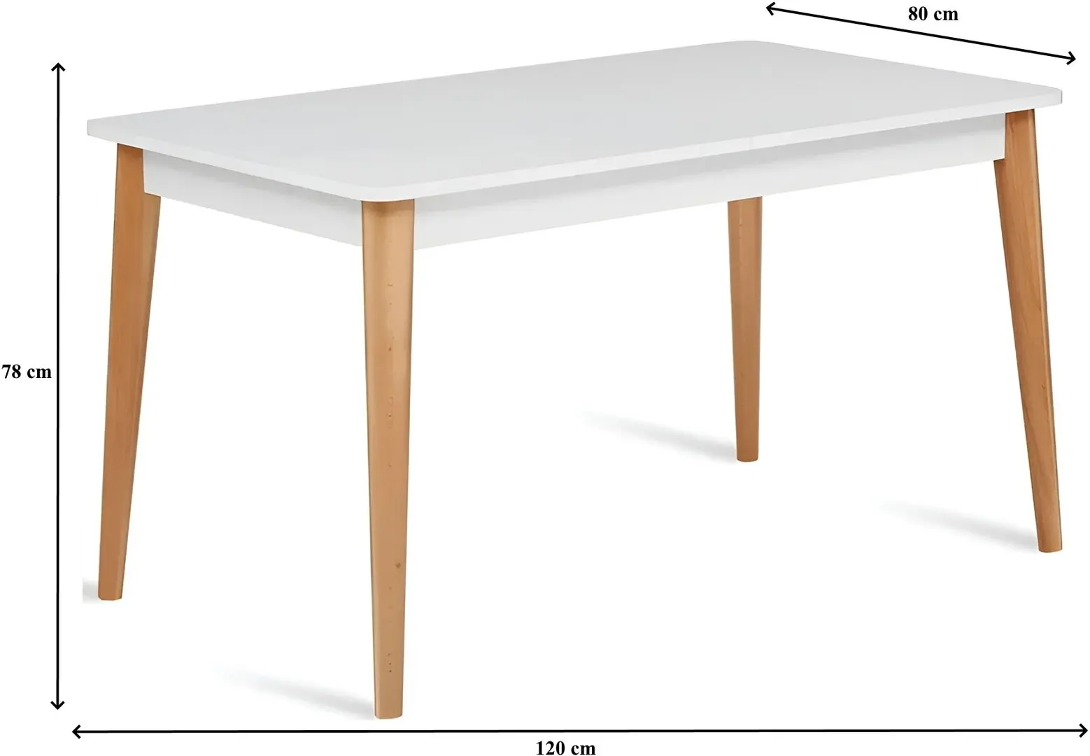 Set de sufragerie ModaLife Eva/Violet 1+4 (White/Cappuccino)