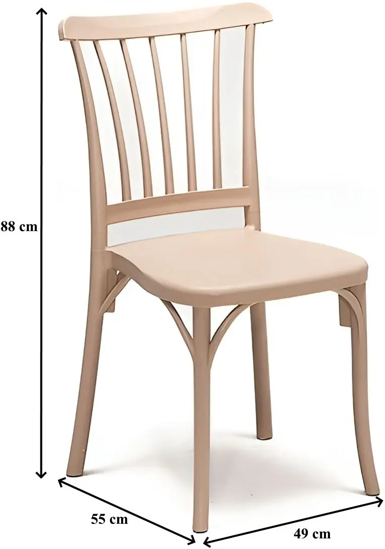 Set de sufragerie ModaLife Eva/Violet 1+4 (White/Cappuccino)