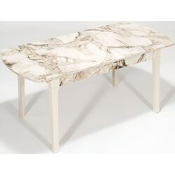 Set de sufragerie ModaLife Sofia/Venus 1+4 (White Marble/Black) Thumb