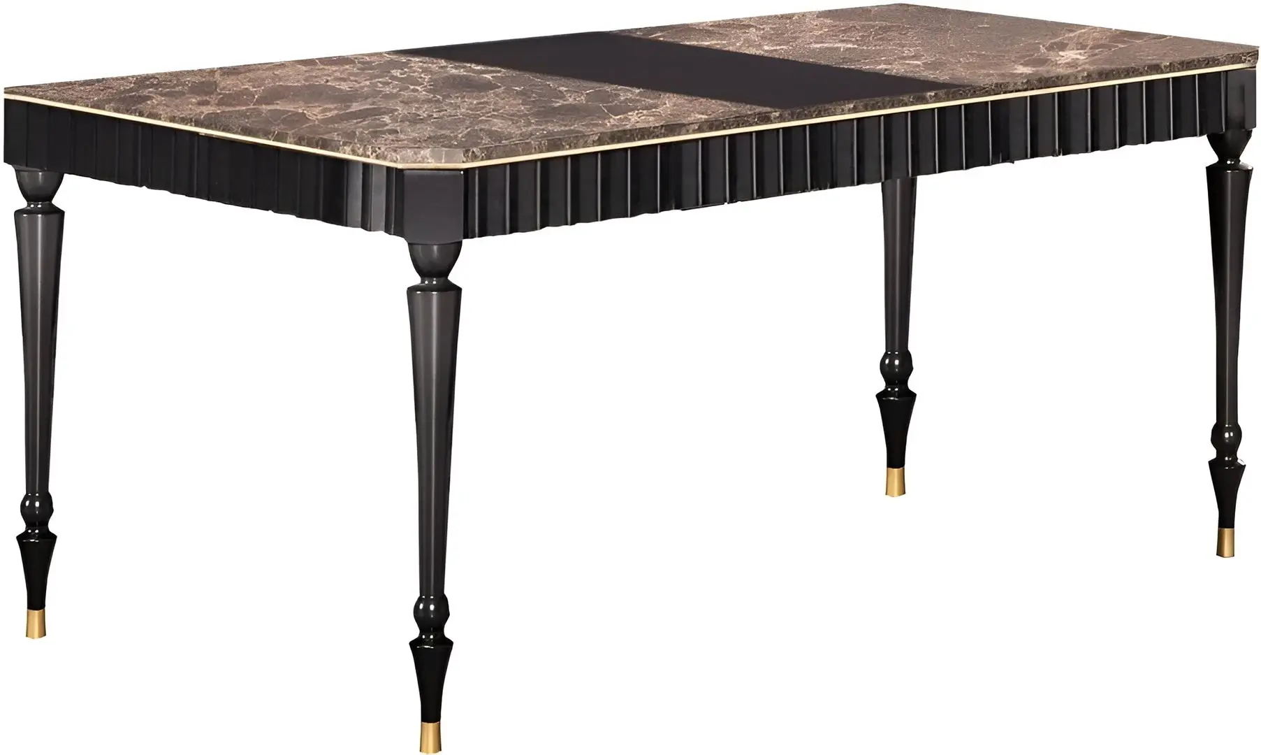 Set de sufragerie ModaLife Urla 1+6 (Black)