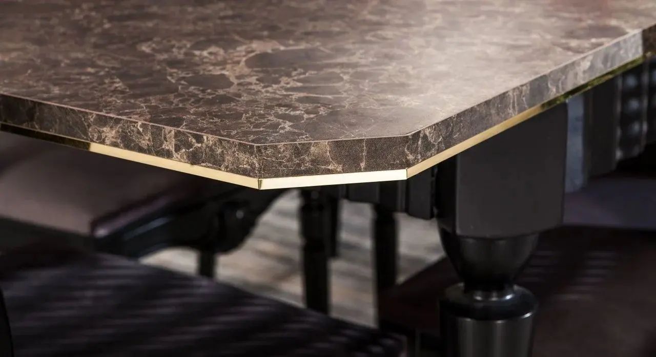 Set de sufragerie ModaLife Urla 1+6 (Black)