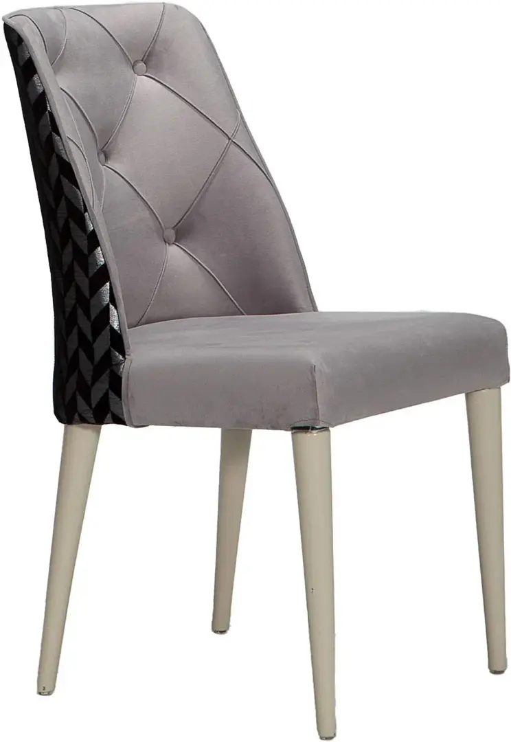 Set de sufragerie ModaLife Vivaldi 1+6 (White/Grey/Black)