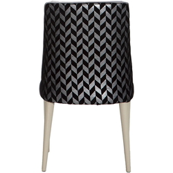 Set de sufragerie ModaLife Vivaldi 1+6 (White/Grey/Black) Thumb