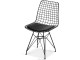 Set de sufragerie Prestige Metal chair 70x110cm 1+4 (Pine/Black)