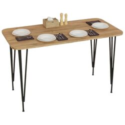 Set de sufragerie Prestige Piramide Legs 70x110cm 1+4 (Pine/Black/White) Thumb