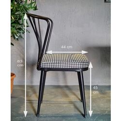 Set de sufragerie Prestige Star Leg 70/70x75cm 1+2 (White/Black) Thumb