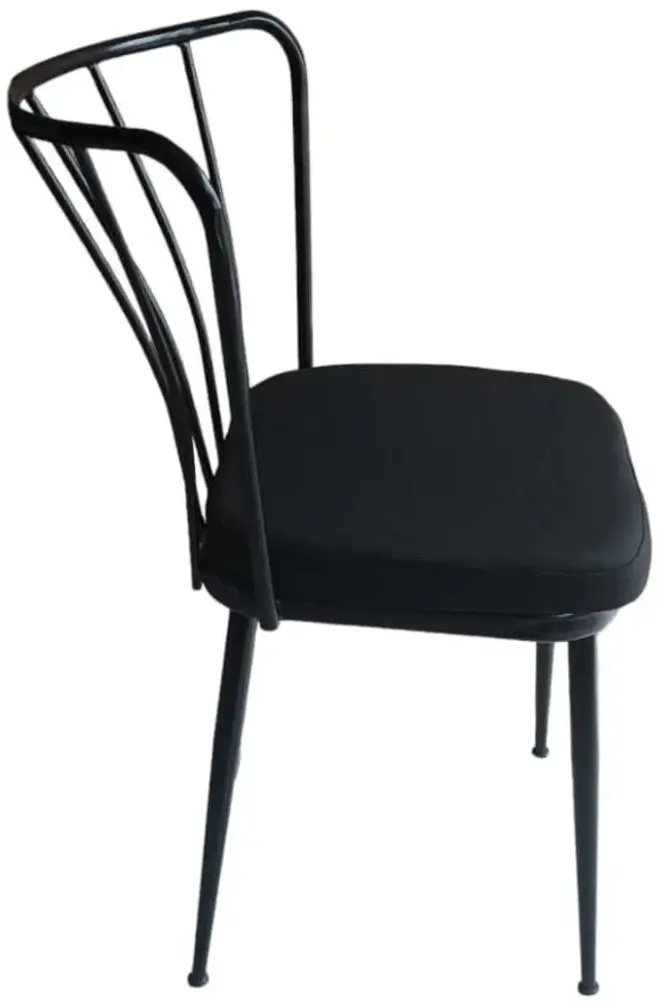 Set de sufragerie Prestige Efes Star Leg 70x75cm 1+2 (Gray Marble/Black) - 4