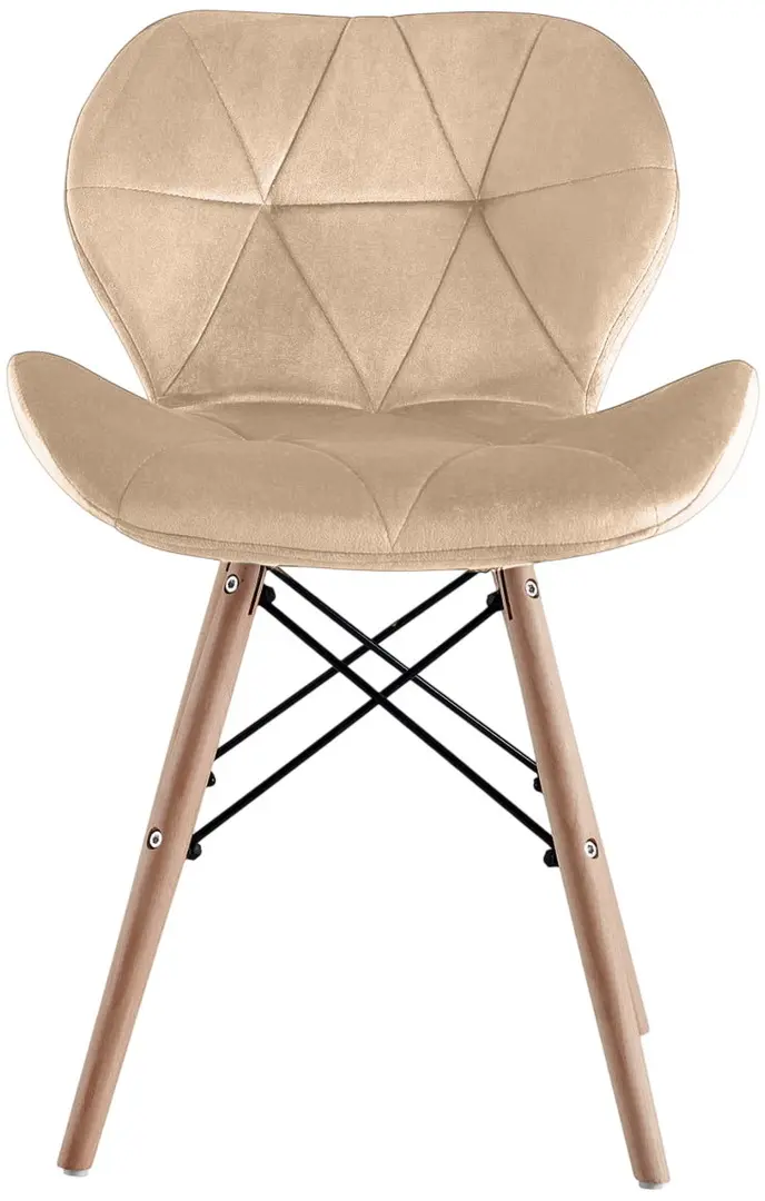 Обеденный набор Prestige Pyramid Leg 60x120 Pine/Black + Sunrise C-22 Beige/Beech (1+4)