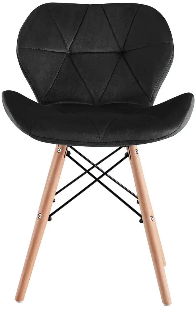 Обеденный набор Prestige Pyramid Leg 60x120 Pine/Black + Sunrise C-22 Black/Beech (1+4)