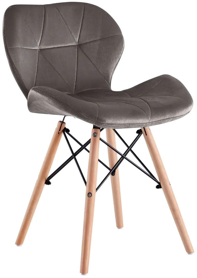 Set de sufragerie Prestige Pyramid Leg 60x120 Pine/Black + Sunrise C-22 Gray/Beech (1+4)