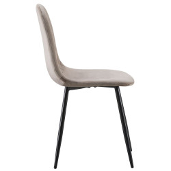 Set de sufragerie Prestige Pyramid Leg 60x120 Pine/Black + Yasen DC 5010 Dark Brown/Black (1+4) Thumb