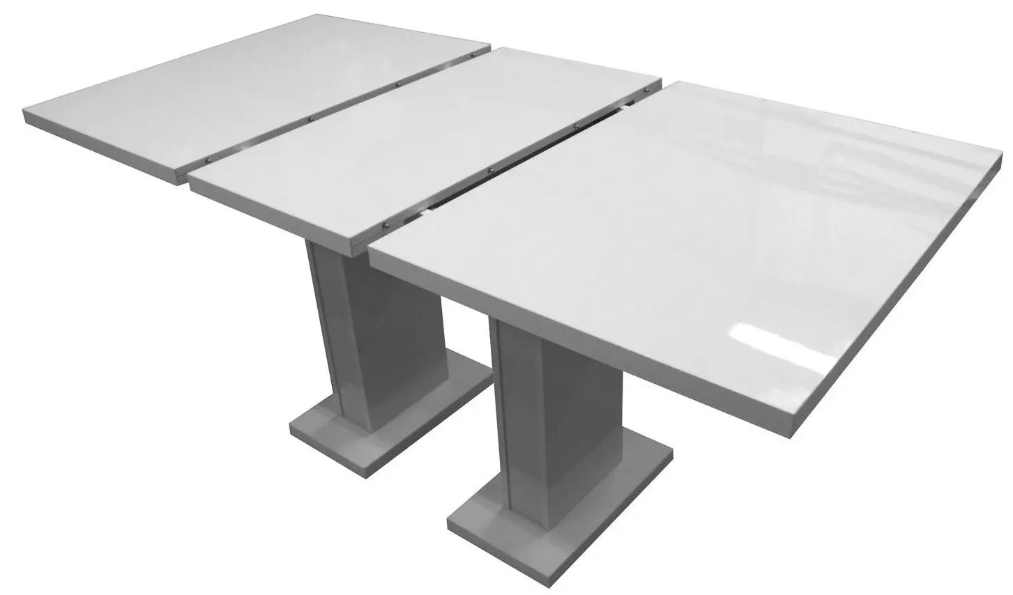 Set de sufragerie Prospero Gloss Black Gloss + Signal Chic Matt Velvet Black/Gray (1+4)