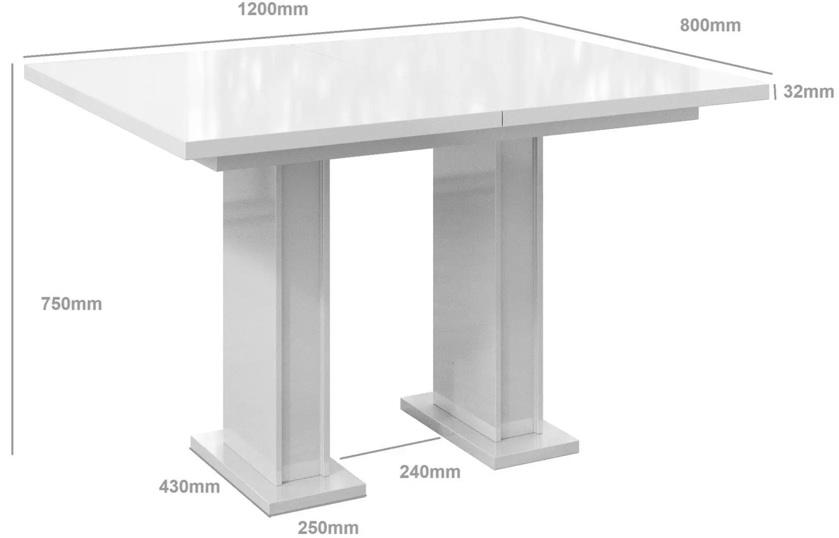 Set de sufragerie Prospero Gloss Black Gloss + Signal Chic Matt Velvet Black/Gray (1+6)